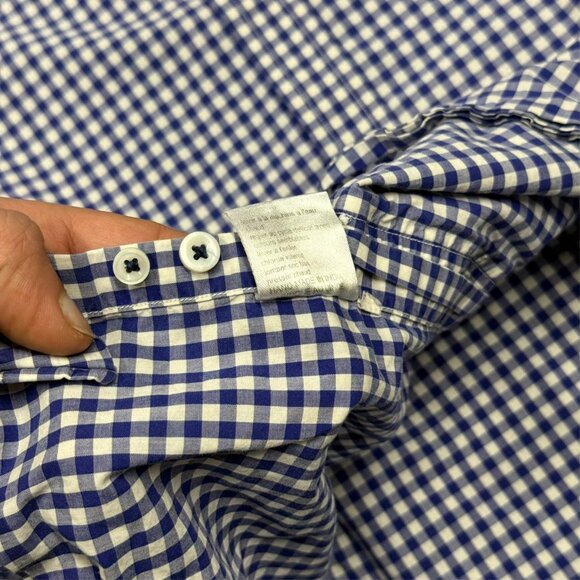 Spier & Mackay Dress Shirt Handmade Contemporary Check Cotton 15.5 Medium - Picture 9 of 10